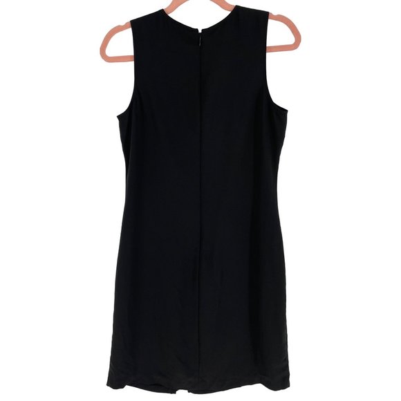 Tommy Hilfiger Women's Size 6 Black & White Sleeveless Ruffle Dress - Picture 2 of 6